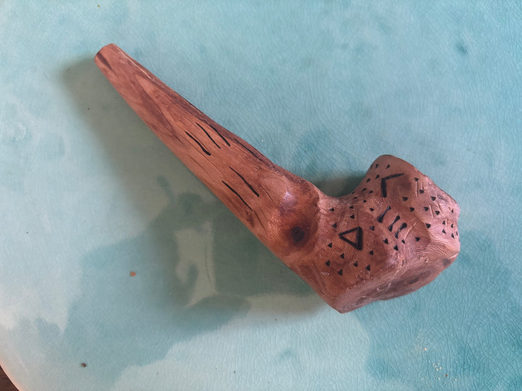 Handcrafted / Freehand￼ Sycamore tobacco pipe!!!